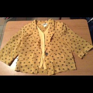 Sandy Finger Print Aka Polkadot Dress Set